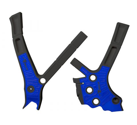 Rtech Plastics Grippy Frame Guard 05-25 YZ 125/250 Black/blue, R-tech R-prtyz0nrbl2, Fantic Xe/xx 125/250/300 2021-24