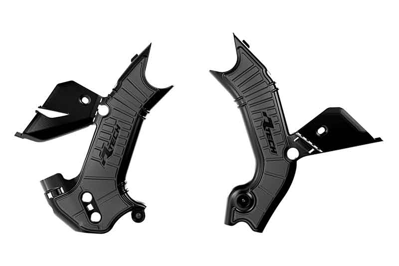 Rtech Plastics Grippy Frame Guard Kawasaki KX450/x 2024-2025 Black, R-tech R-prtkx0nr001