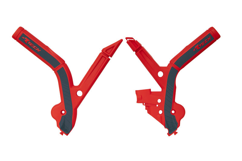 Rtech Plastics Grippy Frame Guard Beta Rx 2025 Red/black, R-tech R-prtbetrsnr3