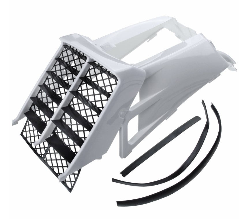 Dirt Racing Tank Side Covers & Radiator Shrouds White Kit Yamaha Banshee YFZ350 1987-2006 2gu-21711-a0-00