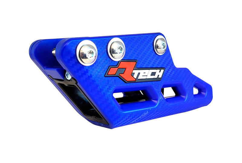 Rtech Plastics Monoblock R2.0 Worx Chain Guide, R-cruyzfblnr23, Yamaha/fantic, Black Wear Pad