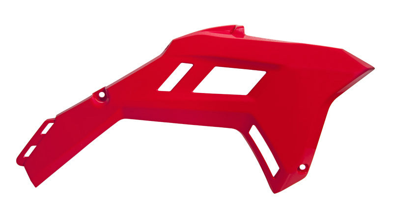 R-Tech Rad Shroud Red for Honda CRF 250R 2022-2024, CRF 450R 2021-2024 Revolution 75-4697_REV.RD