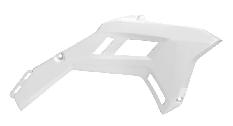 R-Tech Rad Shroud White for Honda CRF 250R 2022-2024, CRF 450R 2021-2024 Revolution 75-4697_REV.WE