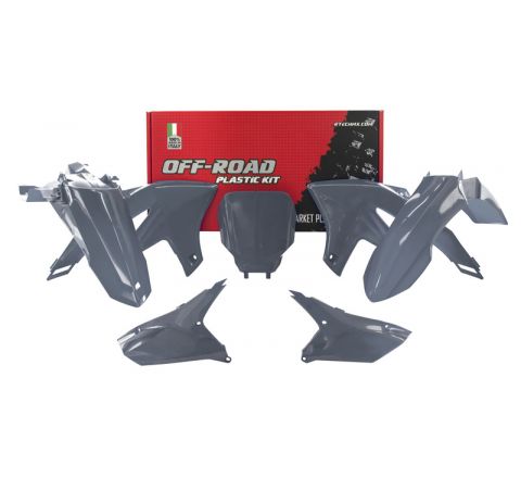 RTECH PLASTIC KIT/6 QUANTUM GREY, 2023 YZ450F