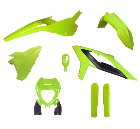 Rtech Plastics Plastic Kit/6 2023-24 Beta RR125-480 Neon Yellow, Rtech R-kitbet-gf0-623