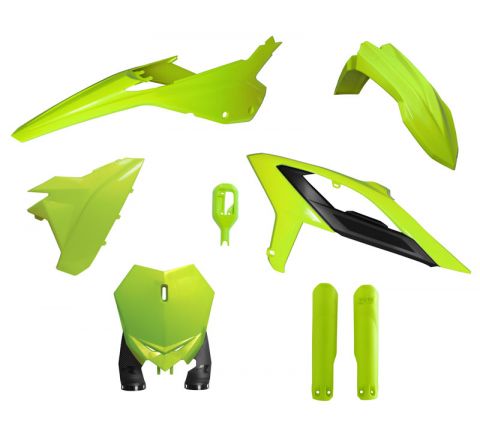 Rtech Plastics Plastic Kit/6 2023-24 Beta Rx 300 Neon Yellow, Rtech R-kitbet-gf0-624
