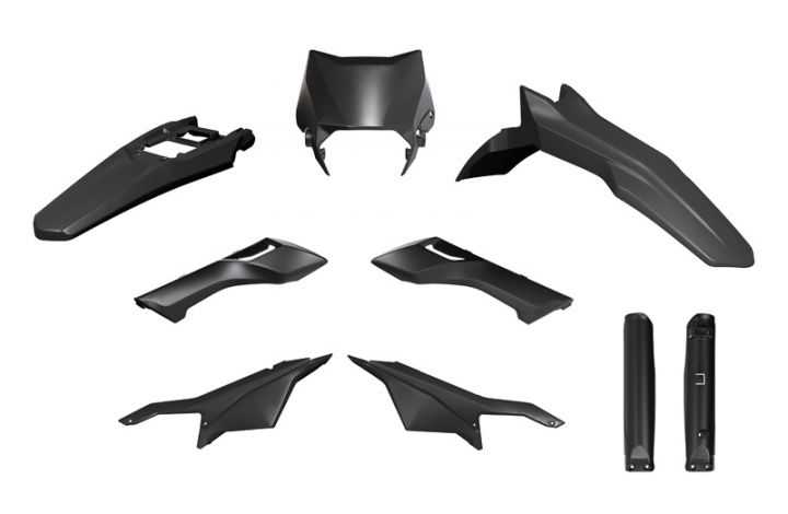 Rtech Plastics Kit 6PCS Surron Ultra Bee 23-24, Black, Rtech R-KITSUR-NR0-624