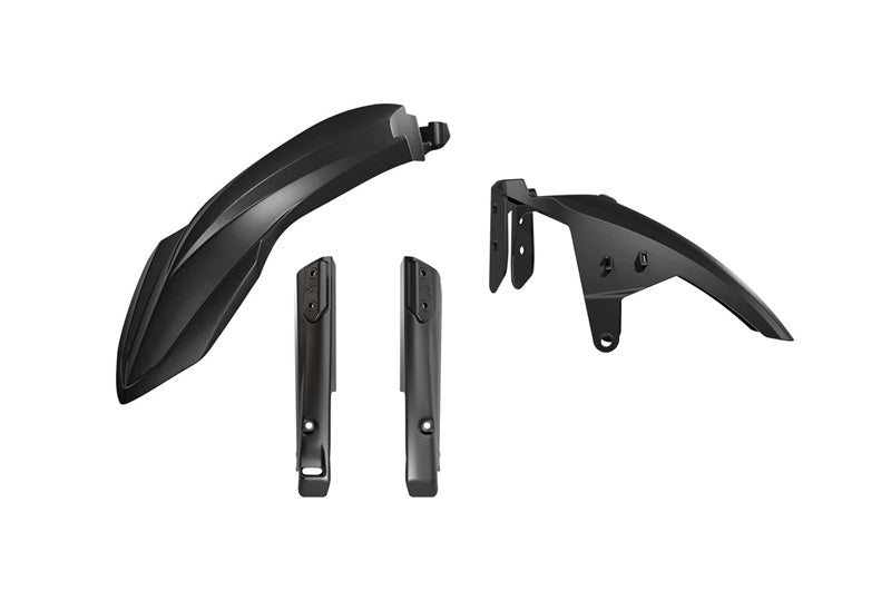 Rtech Plastics Front Fender & Fork Guard Kit 3pcs Yamaha T7 700 R-tech Black R-kitt7f-nr0-024