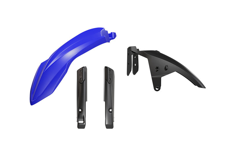 Rtech Plastics Front Fender & Fork Guard Kit 3pcs Yamaha T7 700 R-tech Blue & Black R-kitt7f-bl0-024