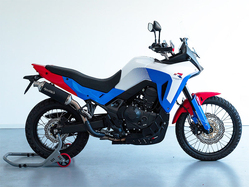 Rtech Plastics Plastic Kit with Seat Transalp 750 R-tech White Black Red R-kitalp-hrc-024