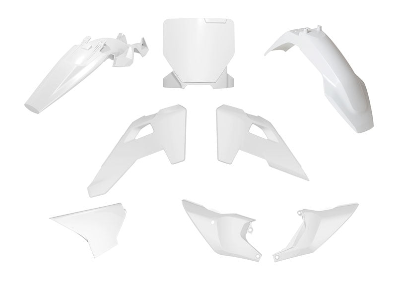 Rtech Plastics Plastic Kit 6pc Husqvarna TC 85 2025 R-tech White R-kithsq-bn0-885