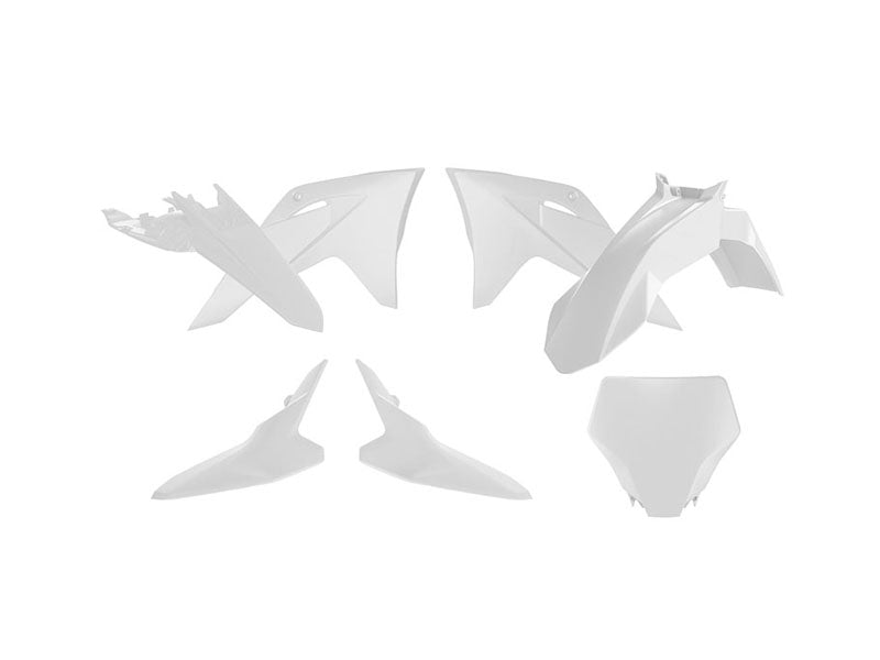 Rtech Plastics Plastic Kit 5pc Gasgas MC65 2024-2025 R-tech White R-kitgas-bn0-065