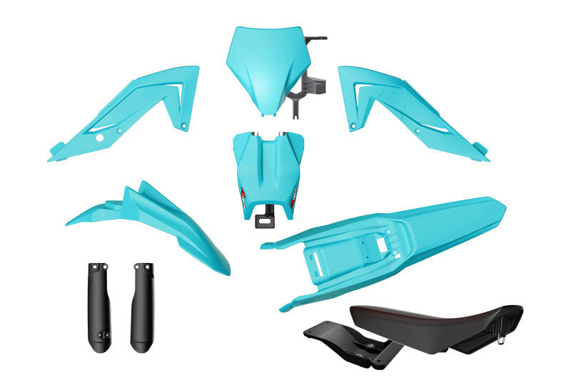 Rtech Plastics Plastic Kit 6pc Talaria Sting 4000 2023-2024 R-tech Aqua Green R-kittal-va0-624