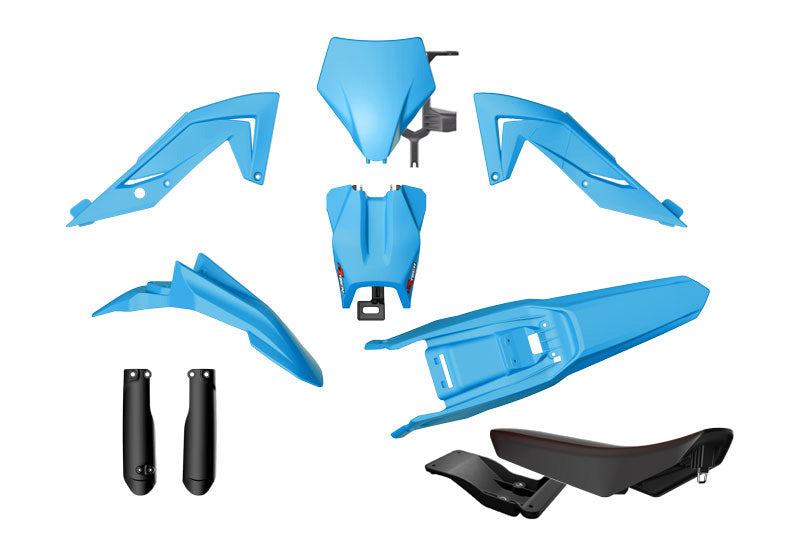 Rtech Plastics Plastic Kit 6pc Talaria Sting 4000 2023-2024 R-tech Light Blue R-kittal-az0-624