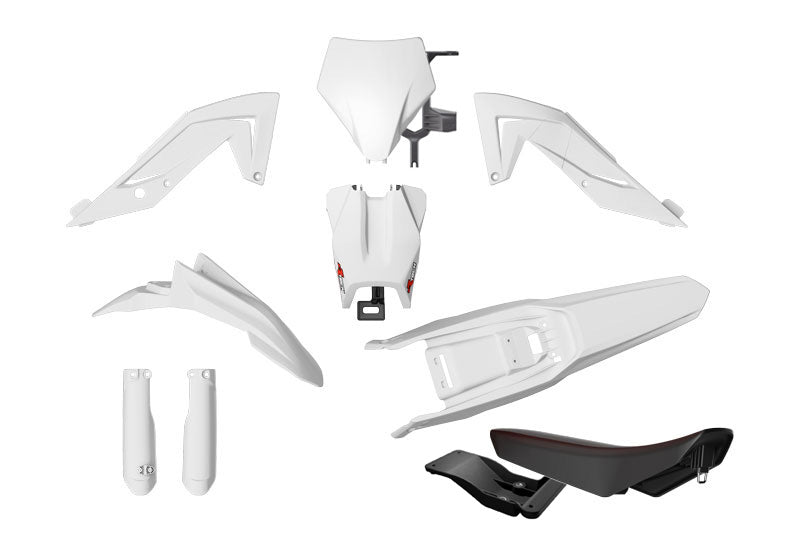 Rtech Plastics Plastic Kit 6pc Talaria Sting 4000 2023-2024 R-tech White R-kittal-bn0-624