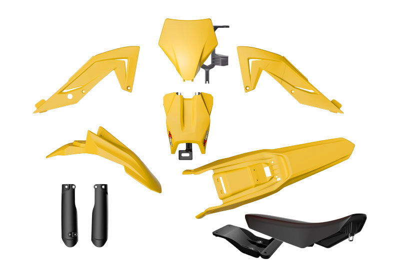 Rtech Plastics Plastic Kit 6pc Talaria Sting 4000 2023-2024 R-tech Yellow R-kittal-gi0-624