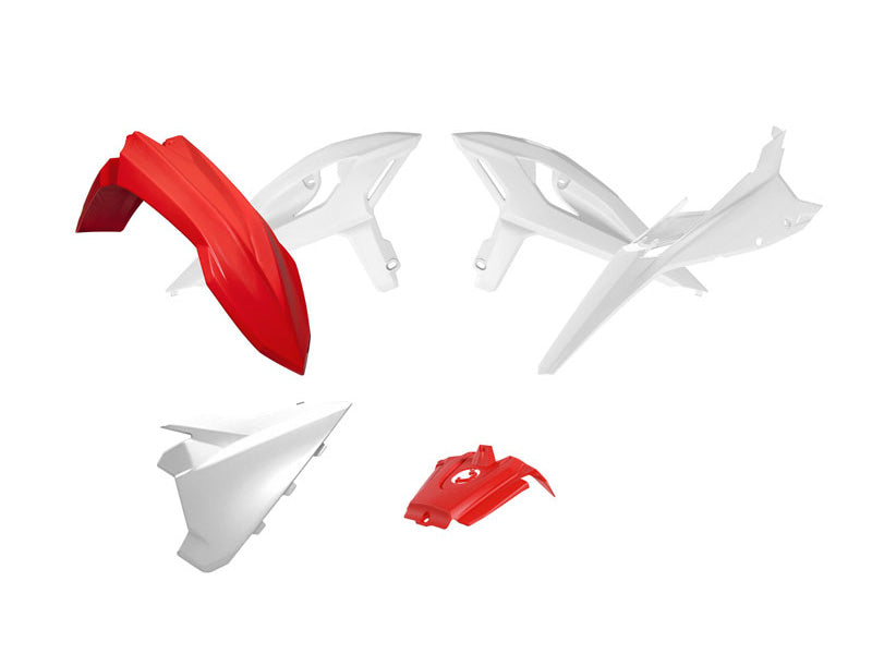 Rtech Plastics Plastic Kit Beta Rr X-pro Race 2025, R-tech R-kitbet-oem-025 4pcs Red White