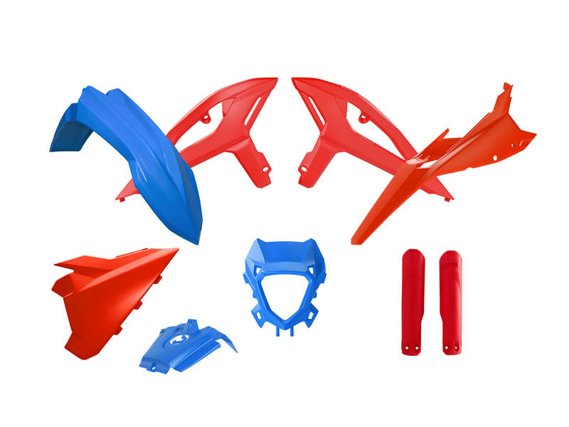 R-Tech Plastic Kit OEM Style / Blue/Red for BETA RR X-PRO 125 2T 2025-2026 BETA RR X-PRO 200 2T 2025-2026 BETA RR X-PRO 250