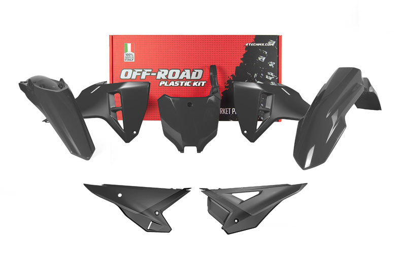 Rtech Plastics Plastic Kit 5pcs Honda CRF 250/450 2025, R-tech R-kitcrf-nr0-625 Black