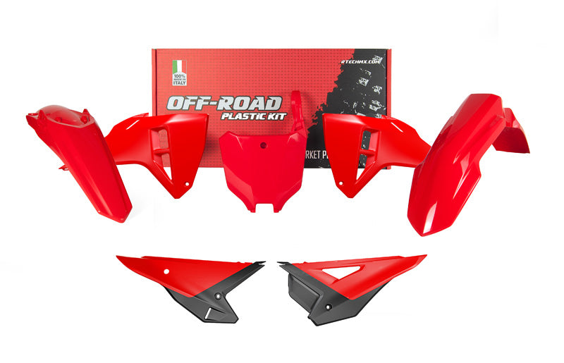 Rtech Plastics Plastic Kit 5pcs Honda CRF 250/450 2025, R-tech R-kitcrf-rs0-625 Red Black