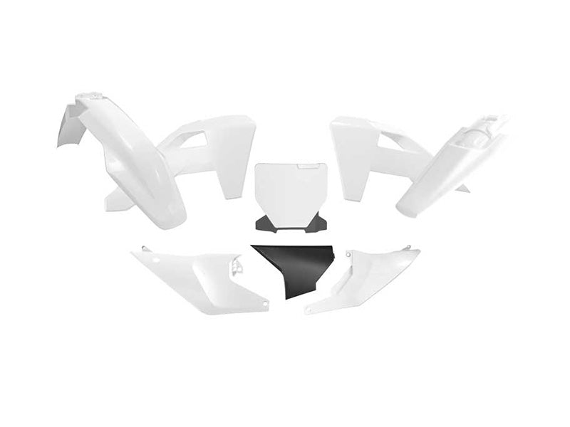 Rtech Plastics Plastic Kit 6pcs Husqvarna TC/FC/TX/FX 2025, R-tech R-kithsq-bn1-525 White Black