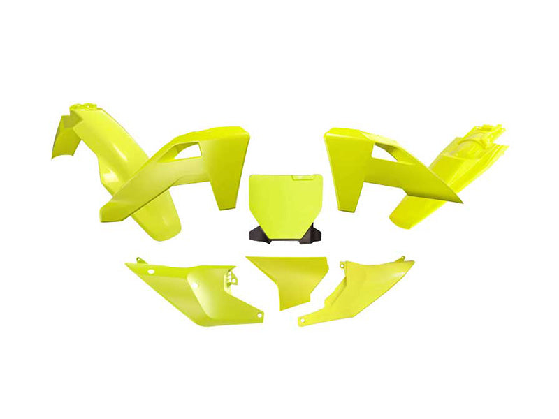 Rtech Plastics Plastic Kit 6pcs Husqvarna TC/FC/TX/FX 2025, R-tech R-kithsq-gq0-525 Yellow