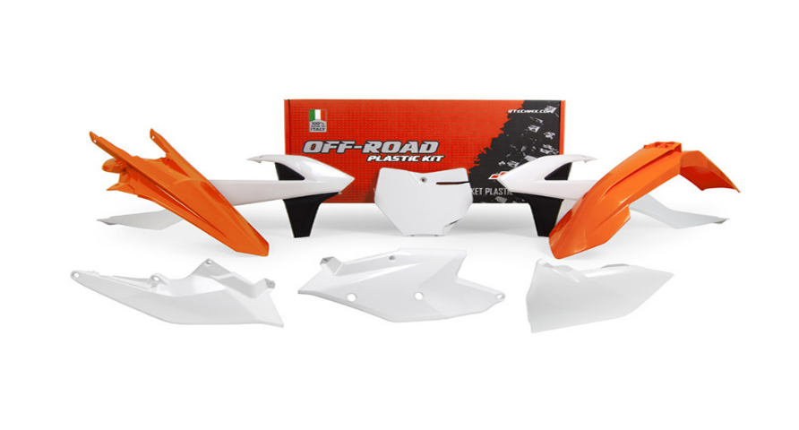 Rtech Plastics Plastic Kit/6 16-18 KTM SX/SXF, Rtech R-kitKTM-oem-526