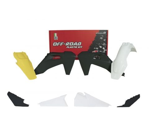 Rtech Plastics Plastic Kit/5 2020-23 TE/FE White/black/yellow, Rtech R-kithsq-gq0-420