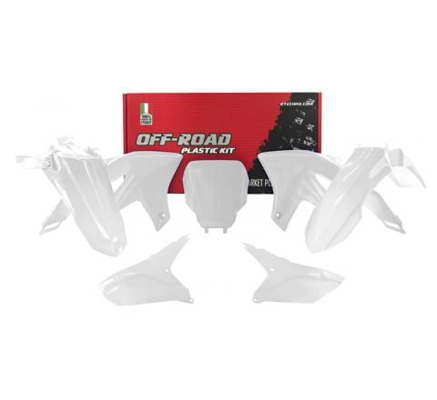 Rtech Plastics Plastic Kit/5 White, 2023-25 YZ450F, Rtech R-kityzf-bn0-623