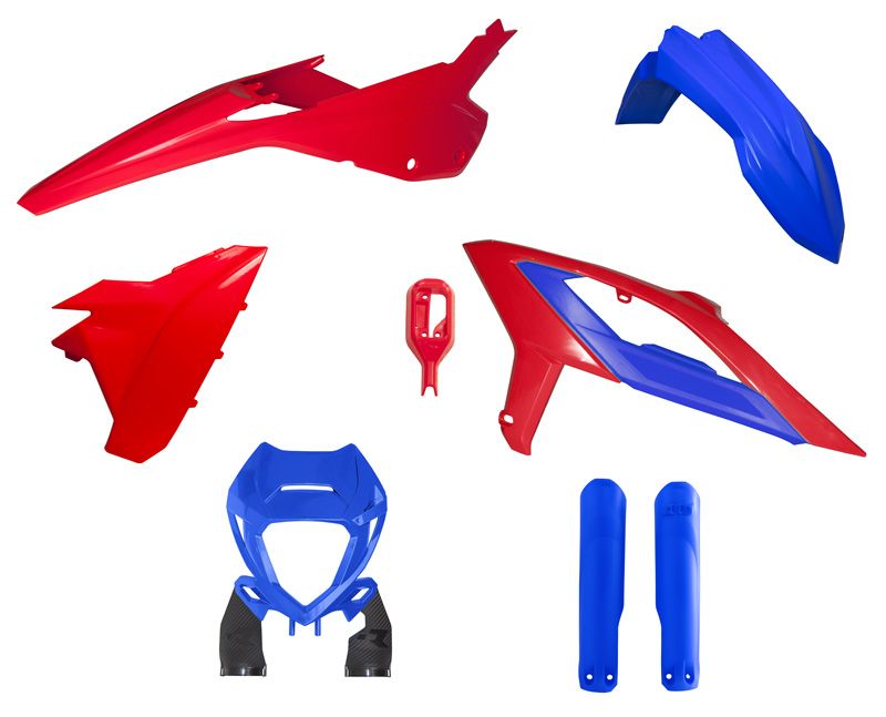 Rtech Plastics Plastic Kit/6 2023-24 Beta Rr, Blue/red, Rtech R-kitbet-rsb-633