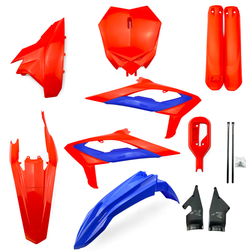 Rtech PLASTIC KIT/6 2023-24 BETA RX 300 BETA BLUE/RED, RTECH R-KITBET-RS0-626