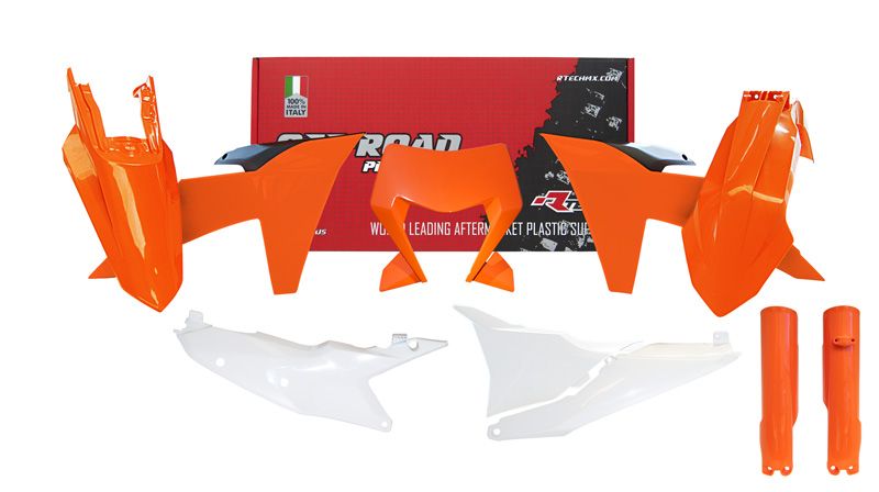 Rtech Plastics Plastic Kit/7 2024-2025 KTM EXC, EXC-f Oem, Rtech R-kitKTM-oem-704
