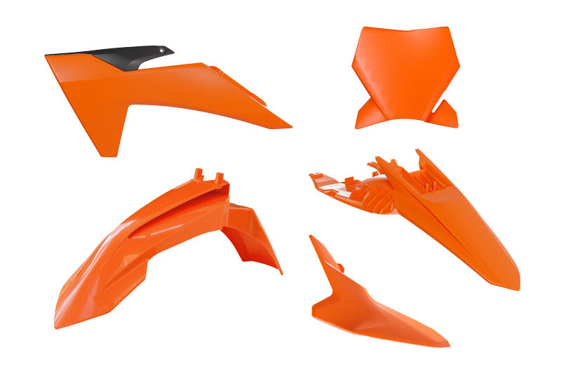 Rtech Plastics Plastic Kit 2024-2025 KTM 65 SX Orange/black, Rtech R-kitKTM-ar0-165