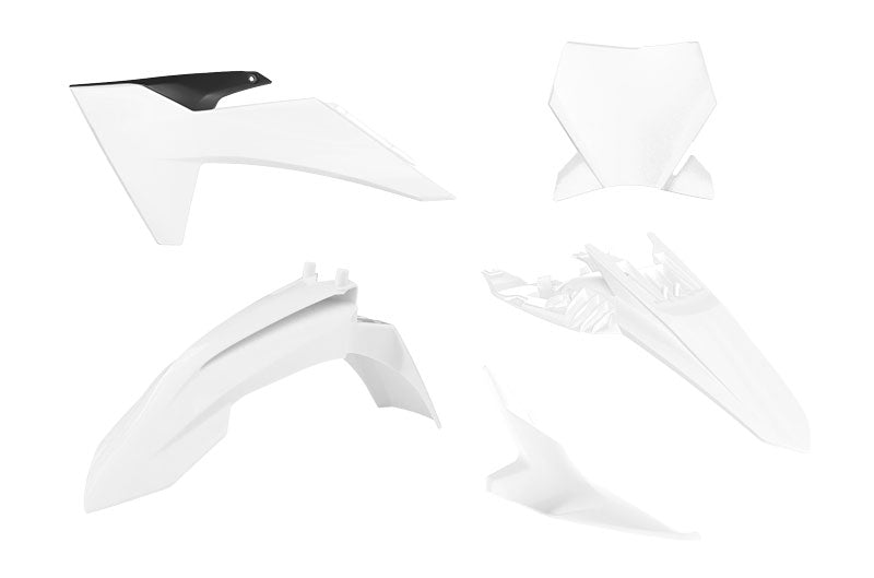 Rtech Plastics Plastic Kit 2024-2025 KTM 65 SX White/black, Rtech R-kitKTM-bn0-165