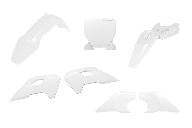 Rtech Plastics Plastic Kit 2024-2025 Husqvarna TC 65 White, Rtech R-kithsq-bn0-165