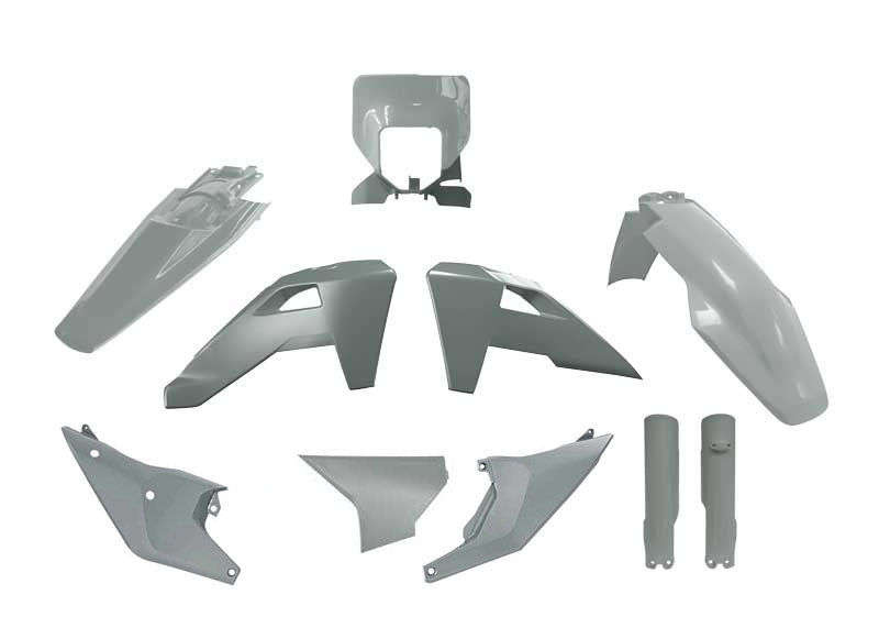 R-Tech Plastic Kit Quantum Grey / Light Grey / OEM for 2026 Husqvarna TE/FE PRO Grey 75-K5559.7.OEM.PRO.GY