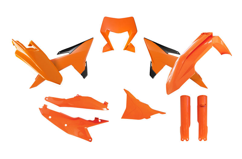 R-Tech Plastic Kit Orange/Black / OEM for 2026 KTM EXC, EXC-F 75-K5560.7.OEM