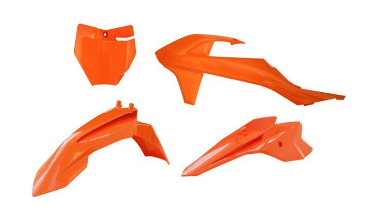 Rtech Plastics Plastic Kit/4 Orange, KTM 50 SX 2016-23, SX-e 20-24, Rtech R-kitKTM-ar0-050