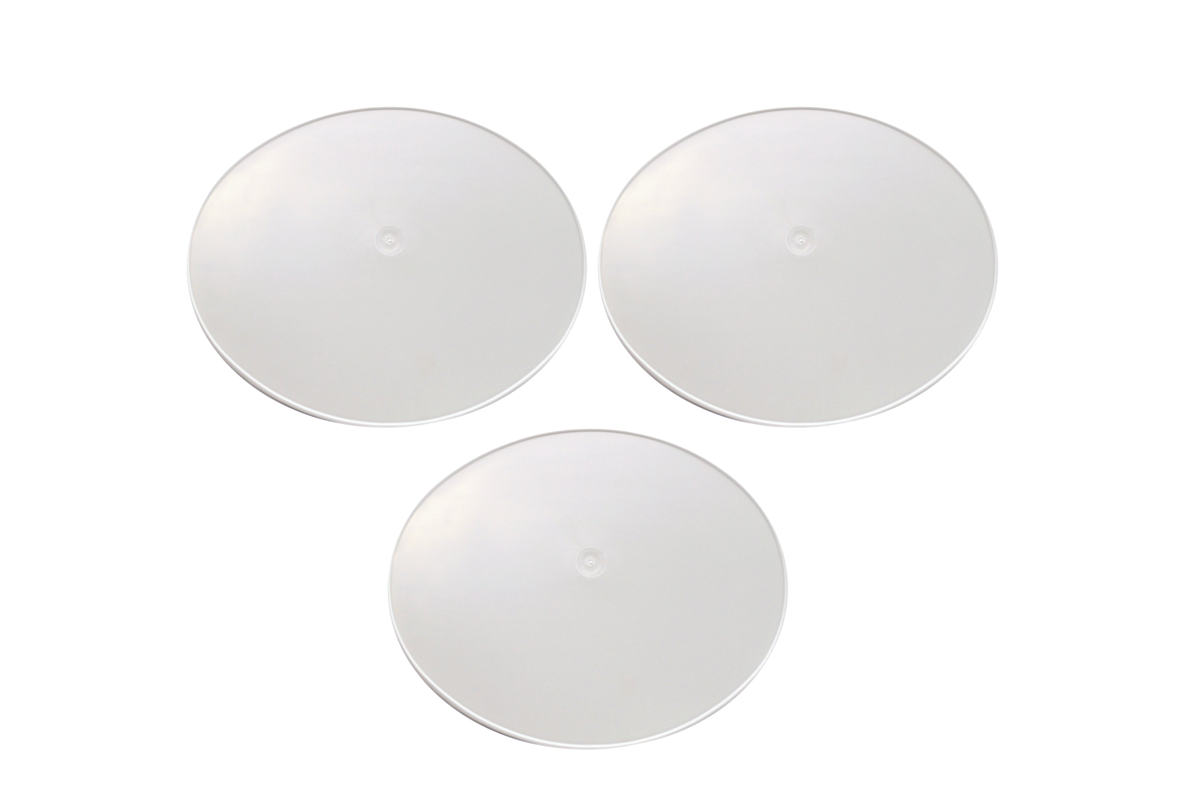 Cemoto Cemoto Oval Plate White Pack-3, C.2052, Fm2052 White