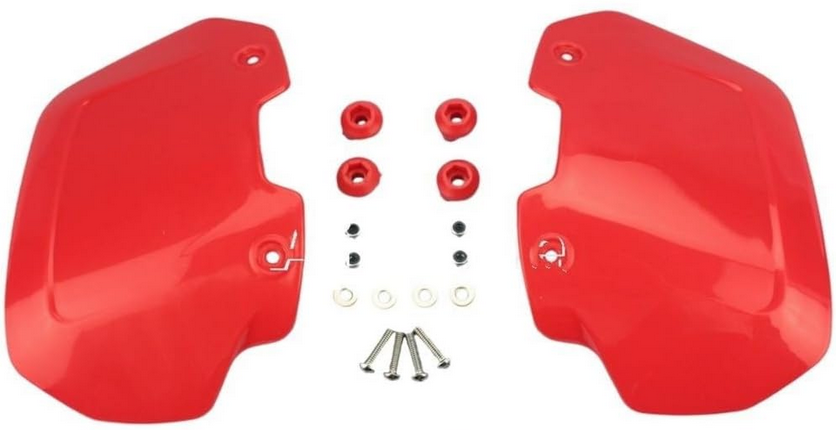 FIR Rally Brush Protective Handguard Spoiler Red