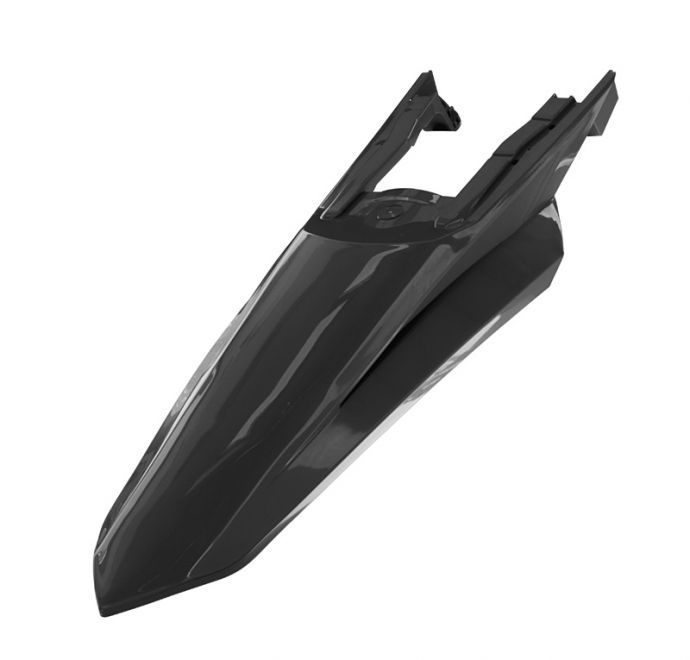 Rtech Plastics Rear Fender KTM EXC Excf 2024 Black, R-tech R-ppKTMnr0024