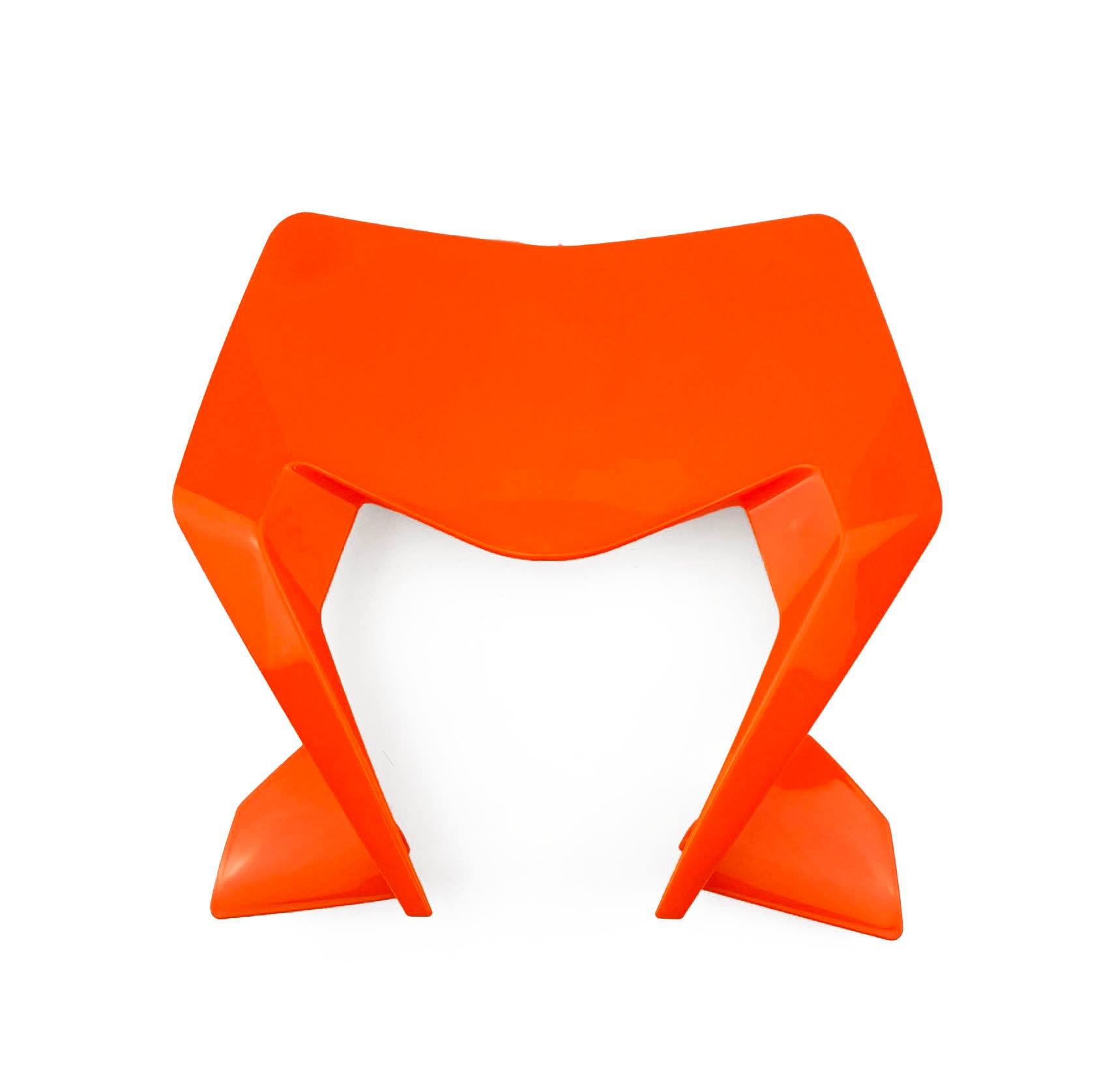 Rtech Plastics Headlight Cowl KTM EXC Excf 2024-2025 Neon Orange, R-tech R-maskKTMan24