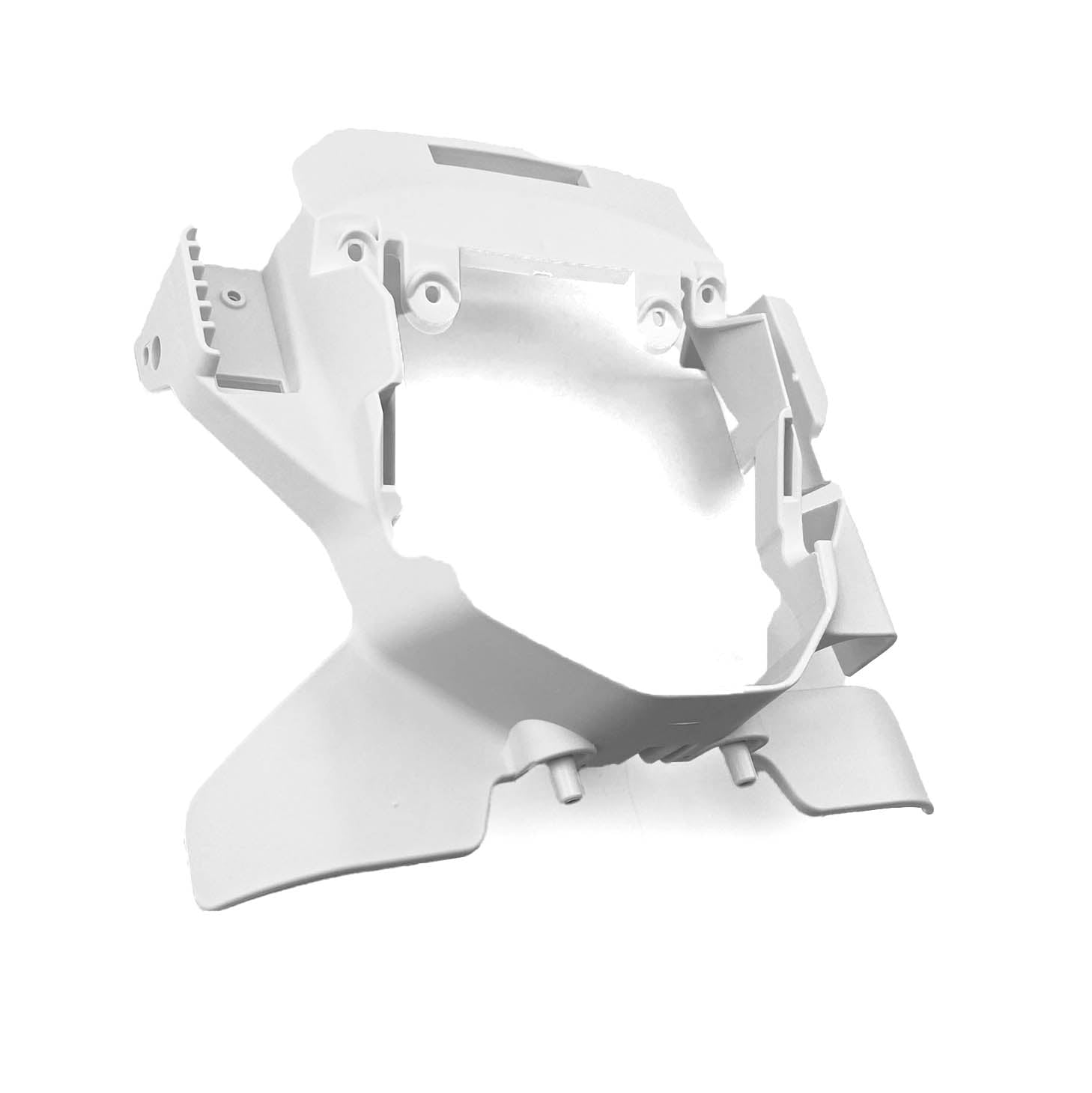 Rtech Plastics Headlight Bracket Husqvarna TE FE 2024-2025 White, R-tech R-maskhsqbn3b