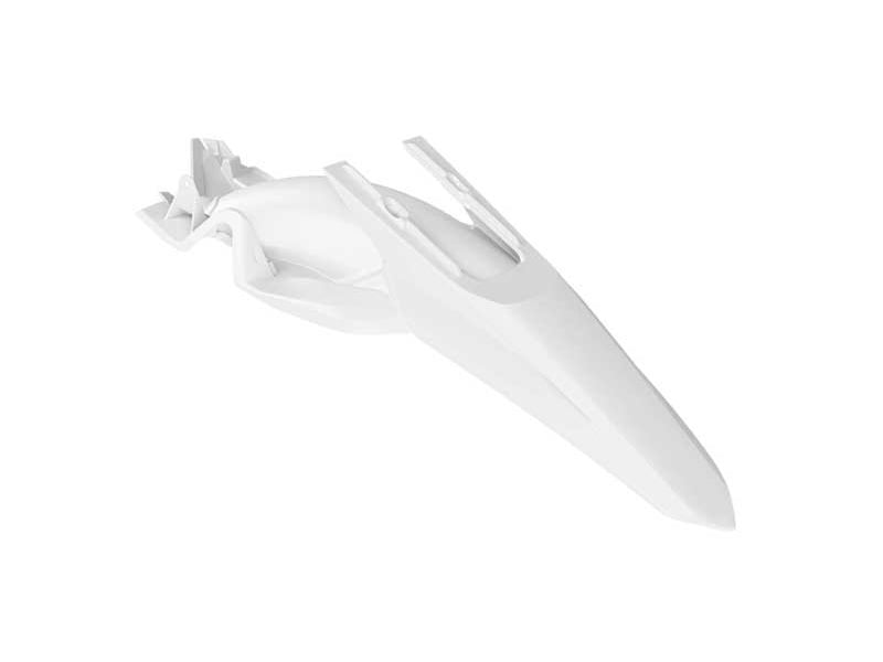 Rtech Plastics Rear Fender KTM SX 85 2025, Gas Gas MC 85 2025, R-tech White R-ppKTMbn0885