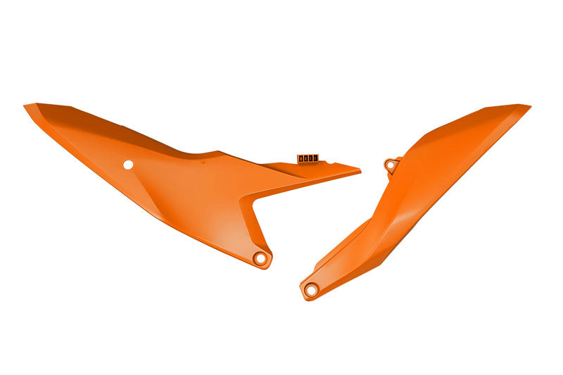 Rtech Plastics Side Panels KTM SX 85 2025, Gas Gas MC 85 2025, R-tech Orange R-fiKTMar0885