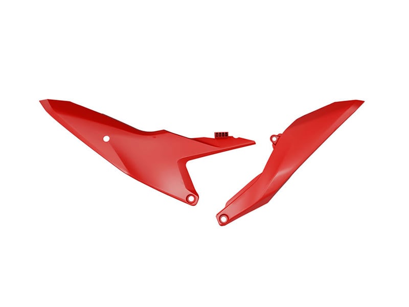 Rtech Plastics Side Panels KTM SX 85 2025, Gas Gas MC 85 2025, R-tech Red R-fiKTMrg0885