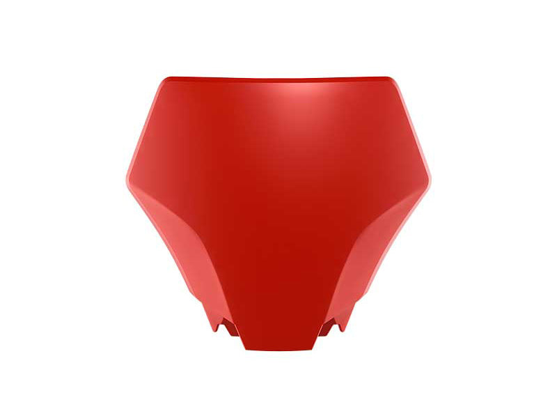 Rtech Plastics Front Number Plate Gasgas MC 50 2024-2025 R-tech Red R-tbgasrg0050
