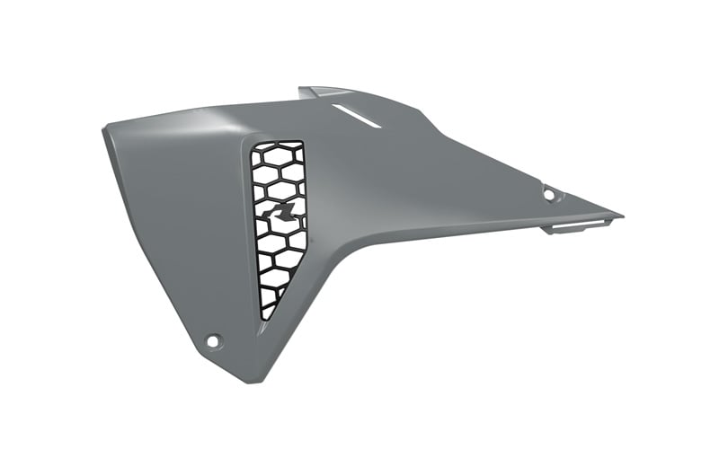Rtech Plastics Rad Shroud Honda CRF 250 450 2025 R-tech Quantum Grey Revolution R-cvcrfgrnr26