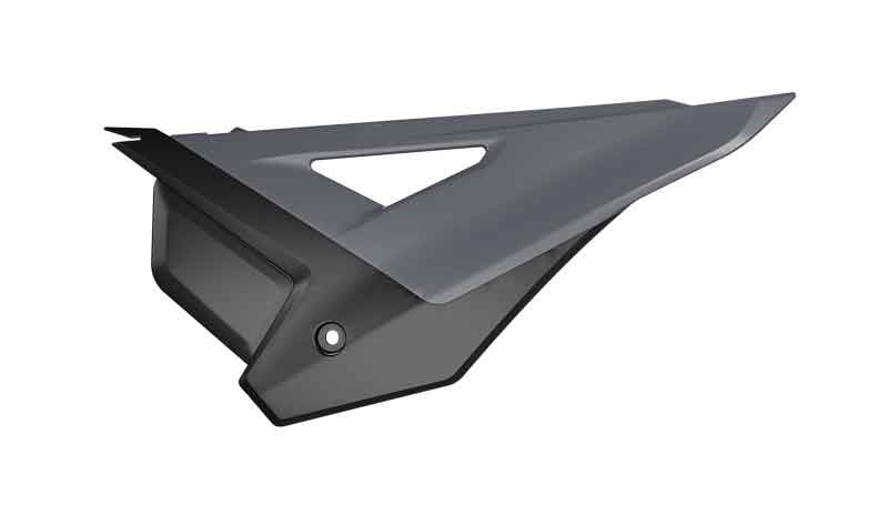 Rtech Plastics Side Panels Honda CRF 250 450 2025 R-tech Grey Black R-ficrfgrnr25