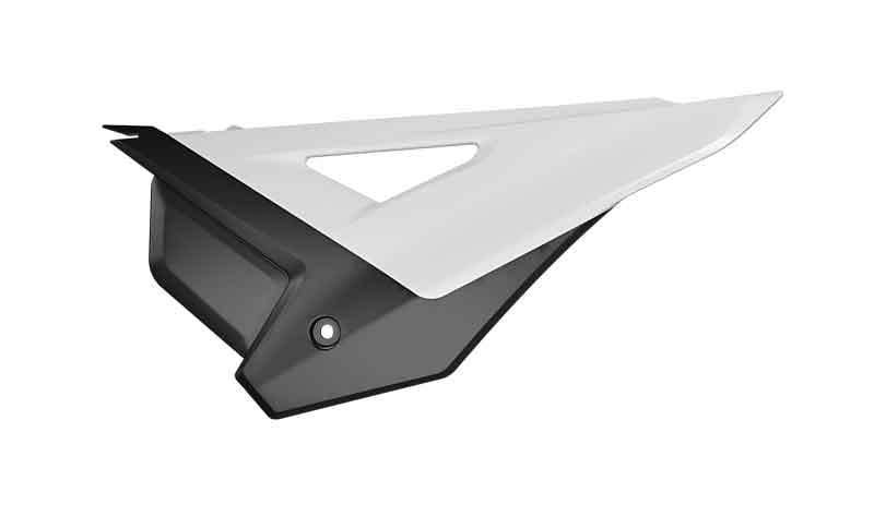 Rtech Plastics Side Panels Honda CRF 250 450 2025 R-tech White Black R-ficrfbnnr25